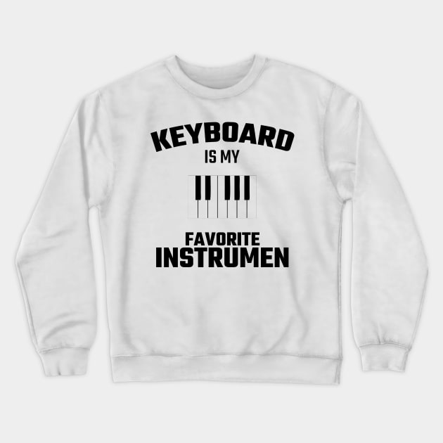 keyboard Crewneck Sweatshirt by agipo.co